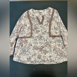 J.Jill tunic blouse 1x